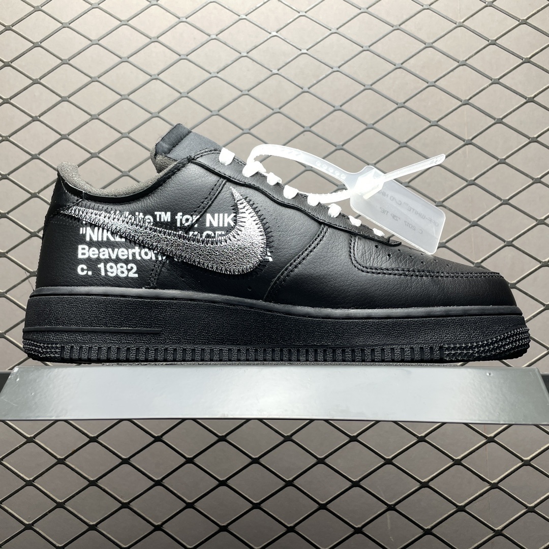 Off-White x Nike Air Force 1 Low Black Moma AV5210-001